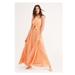 Free People Dresses | Free People. Long Time Love Maxi Dress Nwt | Color: Orange | Size: L