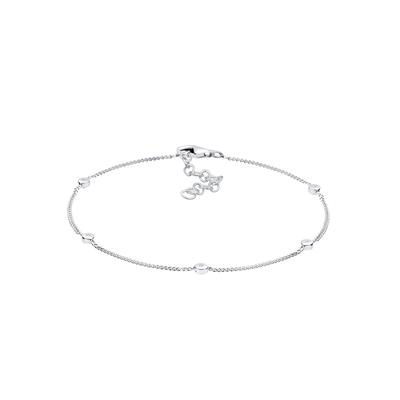 Elli DIAMONDS - Elegant Klassisch Diamant (0.025 ct.) 925 Silber Armbänder & Armreife Damen