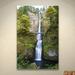 ArtWall 'Multnomah Falls' by Cody York Photographic Print on Wrapped Canvas in White | 2 D in | Wayfair 0yor046a2436w