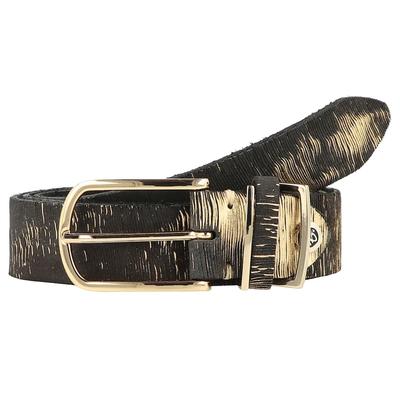 b.belt Gürtel Leder 100 cm Schwarz Damen