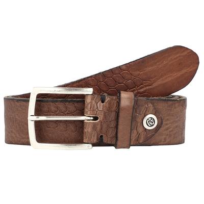 b.belt - Gürtel Leder Braun Herren