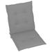 Winston Porter Chair Cushion Water Repellent Patio Chair Cushion Pad Oxford Fabric Polyester in Gray | 1.2 H x 19.69 W in | Wayfair