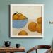 Wexford Home Mandarins I - Picture Frame Wall Art on Canvas Canvas, Wood in Blue/Brown/Indigo | 27.5 H x 27.5 W in | Wayfair BARN03-2716253-S01C