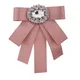 I-remiel – broches et nœuds de cravate pour femmes broches d'art en tissu strass décoration de