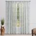 Chanasya Embroidered Kitchen Bedroom Botanical Sheer Window Curtain Panel Pair (Set of 2)