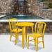 24-inch Round Indoor/ Outdoor 3-piece Metal Table and Chairs Set