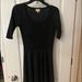 Lularoe Dresses | Lularoe Amelia Dress | Color: Black | Size: Xs