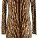 Michael Kors Dresses | Michael Kors Women's Camel Multi Animal Print Boatneck Sheath Dress | Color: Brown/Tan | Size: Xl