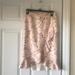Anthropologie Skirts | Light Pastel Floral Skirt From Anthropologie | Color: Tan | Size: 4p