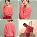 Anthropologie Sweaters | Anthropologie Sleeping On Snow Cabled Chenille Pullover Sweater Small Nwt $128 | Color: Pink/Red | Size: S