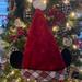 Disney Accessories | Disney Parks Mickey Ears Santa Hat | Color: Black/Red | Size: Os