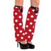 Disney Accessories | Disney Minnie Mouse Leg Warmers | Color: Red/White | Size: Os