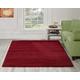 HMWD 5 cm High Pile Shaggy Shag Rug, Modern Rugs Living Room Extra Large Small Medium Rectangular Size Soft Touch Fluffy Deep Pile Living Room Area Rugs (Red, 160x230 cm)
