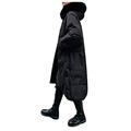 FDGH Women's Coats,Womens Maxi Long Hooded Fur Puffer Quilted Parka Coat Extra Long | Ladies Full Length Winter Jacket with Hood,Jackets for Women for Work and Party (Black, M)