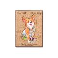 Wood Trick Great Corgi Wooden Jigsaw Puzzle for Adults and Kids - Decorated w/Shimmering Crystals - 18 x 10 in - Animal Unique Shaped Figured Jigsaw Puzzle Pieces - Premium Quality