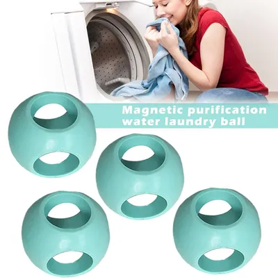 Boule anti-calcaire magnétique réutilisable boule de machine à laver accessoires de lavage