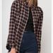 Brandy Melville Tops | Brandy Melville Wylie Flannel Plaid Shirt | Color: Black/Red | Size: No Size, Estimated S