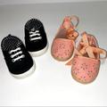 Jessica Simpson Shoes | Baby Girls Bundle Of Shoes Size 4 | Color: Black/Pink | Size: 4bb