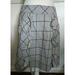 Anthropologie Skirts | Anthropologie Edme & Esyllte Gray Plaid Side Step Ruffle Skirt Size 8 | Color: Gray | Size: 8