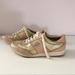 Coach Shoes | Coach Sneakers In Tan/Nude And Gold | Color: Gold/Tan | Size: 7
