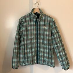 The North Face Jackets & Coats | Classic 3 In 1 Jacket - Aqua & Brown Plaid | Color: Blue/Brown | Size: L