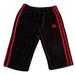 Adidas Bottoms | Adidas Kids Boy Pants Activewear Black Striped Red Elastic Waist Size 12 Months | Color: Black/Red | Size: 12m