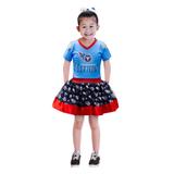 Girls Youth Navy Tennessee Titans Tutu Tailgate Game Day V-Neck Costume