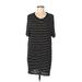 Brandy Melville Casual Dress - Shift: Black Stripes Dresses