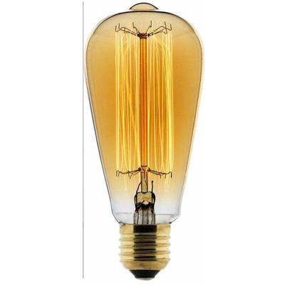 Elexity - led Vintage Glühbirne Deko Edison 25W E27 2700K (warmweiß)