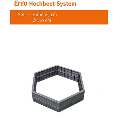 GARANTIA ERGO Hochbeet-System L Wood 6 Paneele inkl. Verbinder Image