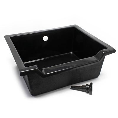 Wiltec - SunSun Wasserfall Garten Bachlaufschale mit 60 l Volumen inkl. Schlauchstufentülle, Image