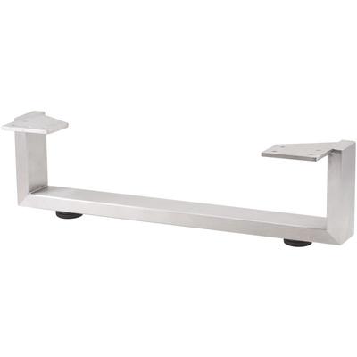 Möbelkufe 400x160mm Tischkufe aus Edelstahl gebürstet modernes Tischgestell - Simausrom Image