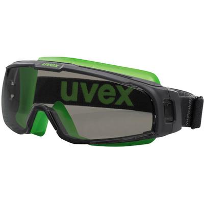 Uvex - Vollsichtbrille u-sonic, grau / grau/lime (9308240)