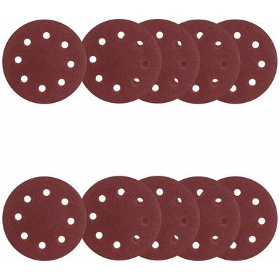 Dema - Klett Schleifscheibe 180mm K100 10x Schleifscheiben Metall Stahl Holz Kunststoff Image