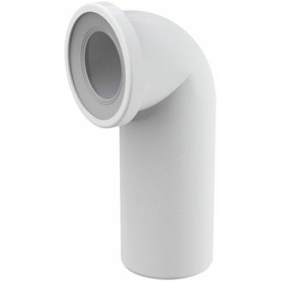 WC-Anschluß Bogen 90 Grad Abfluß weiß weiss WC-Abfluß Abflussrohr wc Verbindung für Toilette