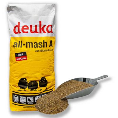 Deuka - Kükenfutter All-Mash a Mehl 25 kg m.Cocc. Kükenaufzucht Geflügelaufzucht