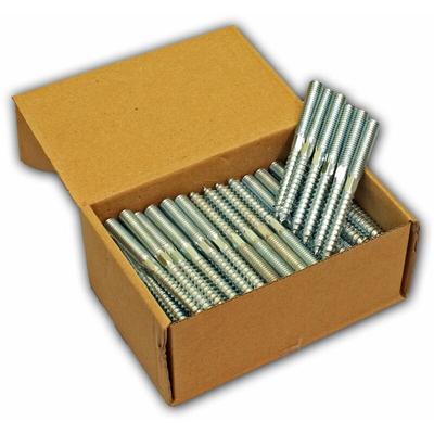 100 Stück Stockschrauben M8 x 60mm Schraubstifte Holzschrauben Rohr Image