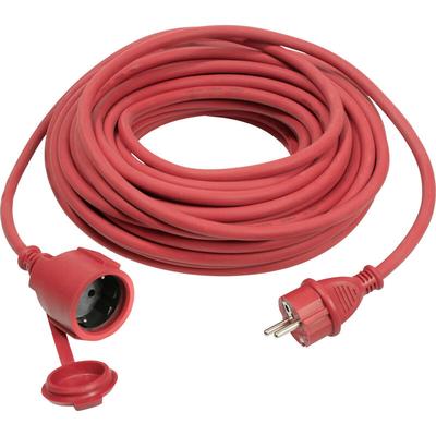 As Schwabe 60272 Strom Verlängerungskabel 16 a Rot 5.00 m H07RN-F 3G 1,5 mm²