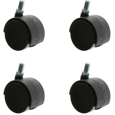 Lenkrolle Möbelrolle Möbeltransportrolle Kunststoffrolle Rolle Ø60mm M10 4er-Pack Image
