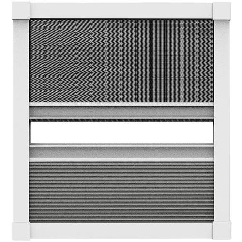 Nematek® Fliegengitter DUO-Plissee für Dachfenster Insektenschutz Dachfensterplissee in