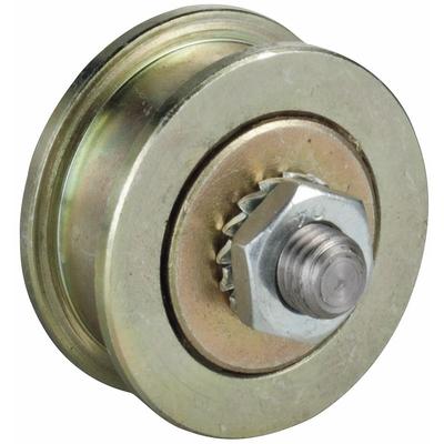 Schiebetor-Stahlrolle (Torrolle) ø 55 mm Laufrolle Stahl verzinkt-gelb - Helm Image