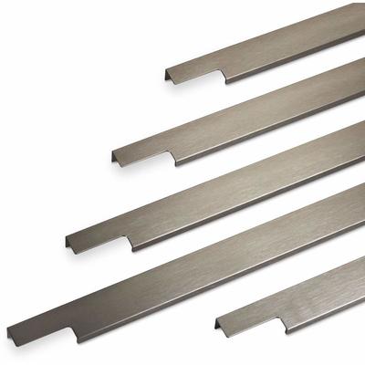 So-tech - Griffleiste blankett Slim 995 x 18 x 36 mm Aluminium Edelstahloptik gebürstet Image