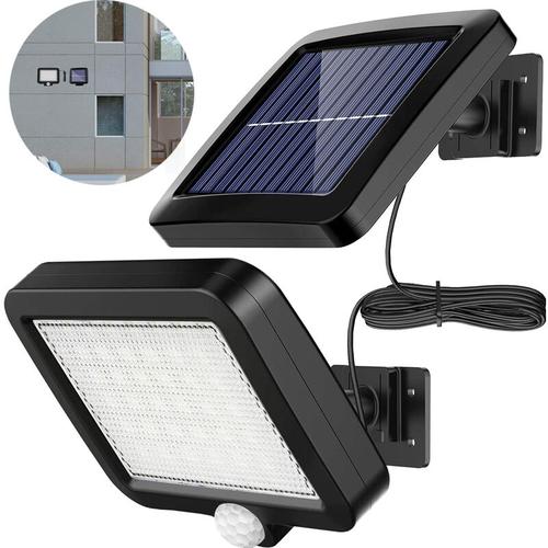 Solarlampen für den Außenbereich, 56 LED Solarlampen für den Außenbereich mit Bewegungsmelder, IP65