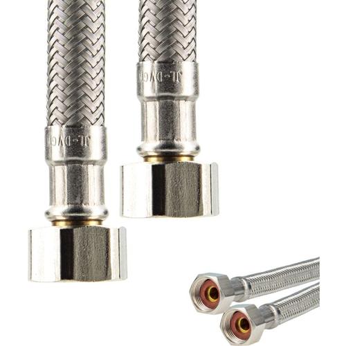 Sanitär Verbindungsschlauch 3/8 üwm x 3/8 üwm x 150 mm - ktw-a- dvgw - Tecuro