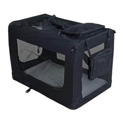 Transportbox Hundebox Faltbox xxxl Transporttasche faltbar Tierbox Hunde Schwarz