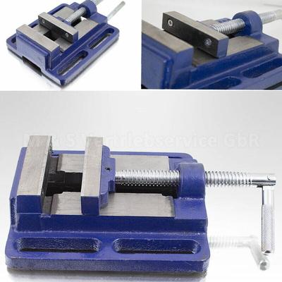 Universal Maschinenschraubstock 80mm Schraubstock Säulen Tisch Stand Bohrmaschine
