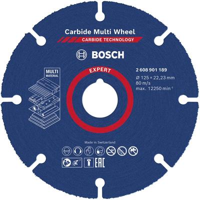 Accessories expert Carbide Multi Wheel 2608901189 Trennscheibe gerade 125 mm 1 St. - Bosch