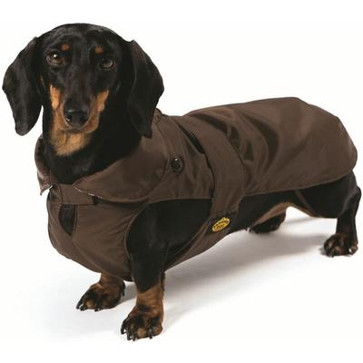 Hundemantel speziell für Dackel - Braun - 33 cm - Fashion Dog