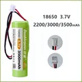 3.7V 18650 2200/3000/3500mah batterie au Lithium Rechargeable Pack de pêche LED lumière Bluetooth