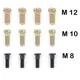 Vis cannelée en acier 10.9 goujon de moyeu de roue pour RL UTV Bumosquito Kart facades pièces de